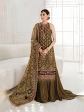 BAROQUE CHIFFON HEAVILY EMBROIDERY WITH HAND EMBELLISHMENTS WORK 3 PIECE